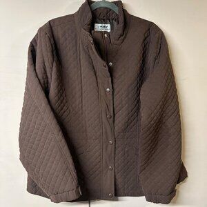 Back In The Saddle Women’s XL Lightweight Jacket Brown Western Cowgirl Utility